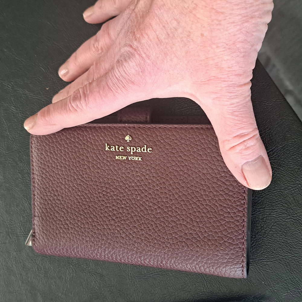 Kate Spade Burgundy Wallet - Picture 5 of 6